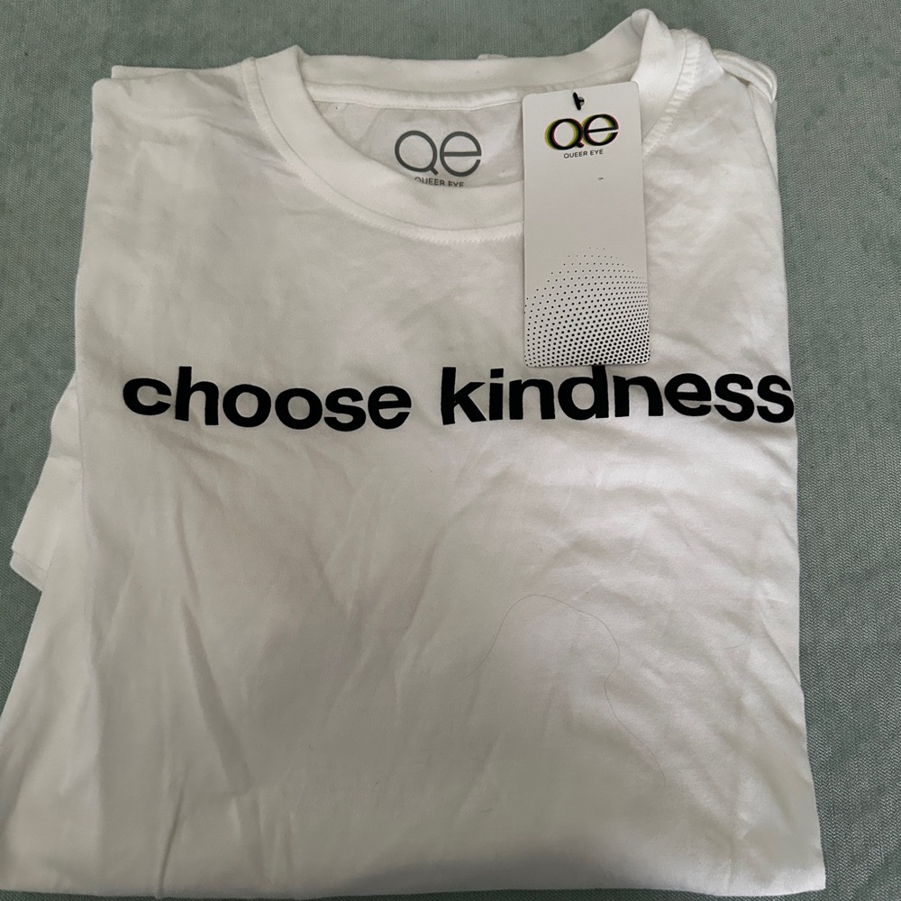 Queer Eye White Short Sleeve Tees Choose Kindness